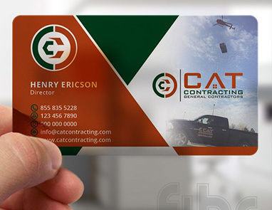 Transparent Business Cards